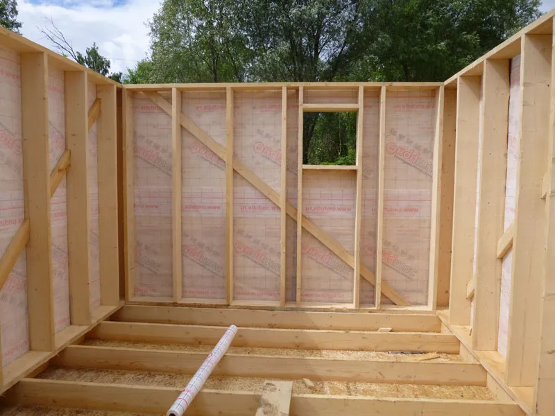 Правильное и быстрое строительство каркасной бани