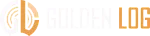 Логотип компании Golden Log, строительная компания