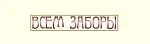 Логотип компании Всем Заборы